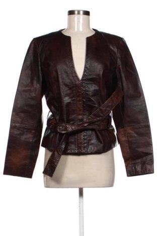 Dámská kožená bunda  Zara, Velikost L, Barva Hnědá, Cena  1 986,00 Kč