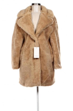 Γυναικείο παλτό Bershka, Μέγεθος M, Χρώμα  Μπέζ, Τιμή 65,99 €