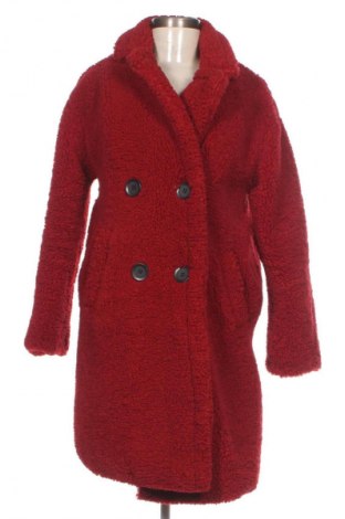 Γυναικείο παλτό Bershka, Μέγεθος S, Χρώμα Κόκκινο, Τιμή 32,99 €