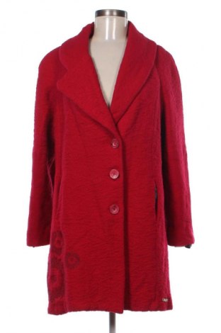 Γυναικείο παλτό Desigual, Μέγεθος XL, Χρώμα Κόκκινο, Τιμή 97,99 €
