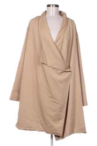 Γυναικείο παλτό Unbranded, Μέγεθος 3XL, Χρώμα  Μπέζ, Τιμή 29,99 €