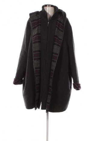 Damski płaszcz Barbara Lebek, Rozmiar 3XL, Kolor Szary, Cena 407,99 zł