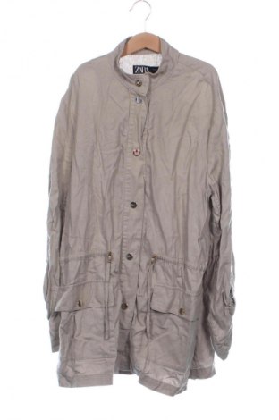 Damski płaszcz Zara, Rozmiar XS, Kolor Beżowy, Cena 135,99 zł