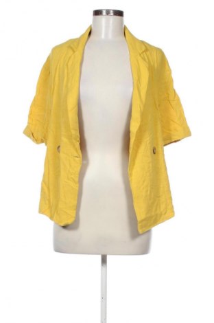 Γυναικείο σακάκι Bershka, Μέγεθος S, Χρώμα Κίτρινο, Τιμή 11,99 €