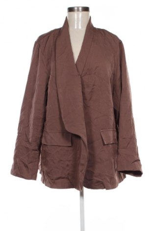 Γυναικείο σακάκι SHEIN, Μέγεθος XXL, Χρώμα Καφέ, Τιμή 13,99 €