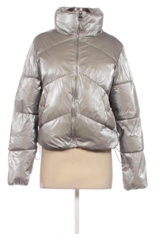 Γυναικείο μπουφάν Bershka, Μέγεθος M, Χρώμα Γκρί, Τιμή 23,99 €