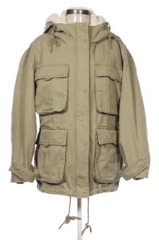 Дамско яке Bershka, Размер M, Цвят Зелен, Цена 30,00 €