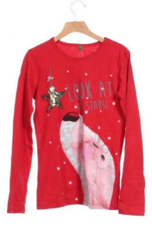 Детска блуза United Colors Of Benetton, Размер 5-6y/ 116-122 см, Цвят Червен, Цена 5,11 €