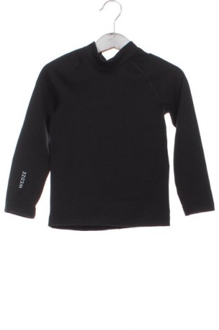 Детска блуза Wedze, Размер 4-5y/ 110-116 см, Цвят Черен, Цена 12,69 €