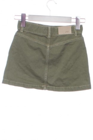 Детска пола Zara, Размер 7-8y/ 128-134 см, Цвят Зелен, Цена 6,64 €