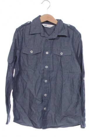 Детска риза H&M, Размер 7-8y/ 128-134 см, Цвят Син, Цена 5,76 €