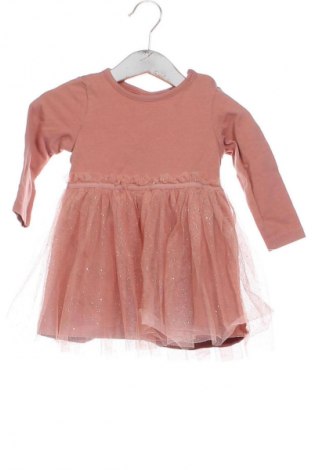 Детска рокля H&M, Размер 9-12m/ 74-80 см, Цвят Розов, Цена 11,75 €