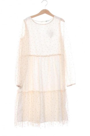 Детска рокля H&M, Размер 8-9y/ 134-140 см, Цвят Екрю, Цена 12,00 €