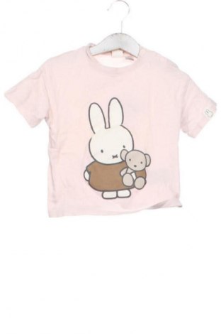 Dziecięcy T-shirt H&M, Rozmiar 18-24m/ 86-98 cm, Kolor Różowy, Cena 26,99 zł