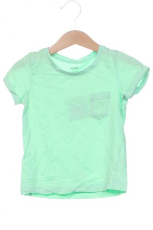 Dětské tričko  Hema, Velikost 2-3y/ 98-104 cm, Barva Zelená, Cena  109,00 Kč