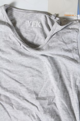 Детска тениска Y.F.K., Размер 7-8y/ 128-134 см, Цвят Сив, Цена 4,60 €