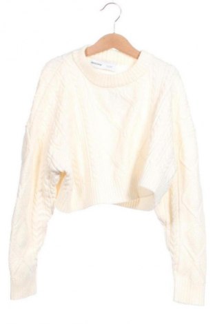 Детски пуловер Bershka, Размер 11-12y/ 152-158 см, Цвят Екрю, Цена 5,11 €