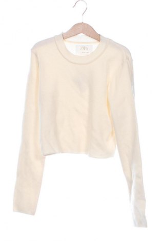Детски пуловер Zara, Размер 12-13y/ 158-164 см, Цвят Екрю, Цена 6,64 €