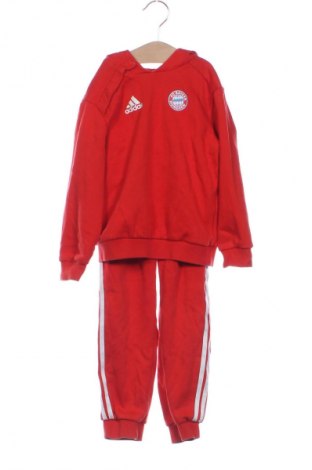 Детски спортен екип Adidas, Размер 2-3y/ 98-104 см, Цвят Червен, Цена 23,00 €