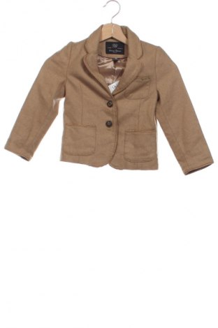 Детско сако Zara, Размер 4-5y/ 110-116 см, Цвят Бежов, Цена 7,66 €