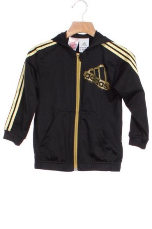 Детско спортно горнище Adidas, Размер 2-3y/ 98-104 см, Цвят Черен, Цена 13,29 €