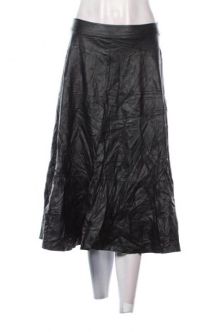 Δερμάτινη φούστα Fracomina, Μέγεθος S, Χρώμα Μαύρο, Τιμή 21,99 €