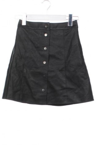 Bőrszoknya H&M Divided, Méret XXS, Szín Fekete, Ár 2 029 Ft