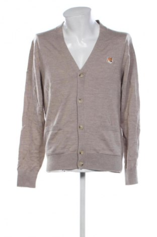 Herren Strickjacke Maison Kitsuné, Größe L, Farbe Beige, Preis € 71,99