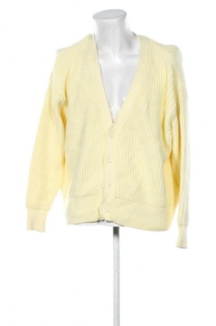 Herren Strickjacke Zara, Größe M, Farbe Gelb, Preis € 14,99