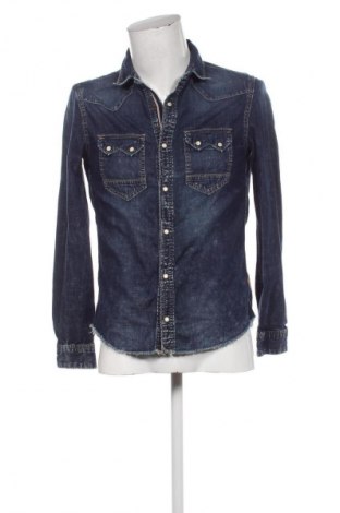 Herrenhemd Bershka, Größe M, Farbe Blau, Preis € 15,00