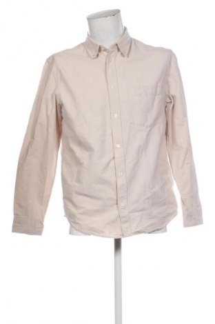 Ανδρικό πουκάμισο H&M, Μέγεθος M, Χρώμα  Μπέζ, Τιμή 9,99 €