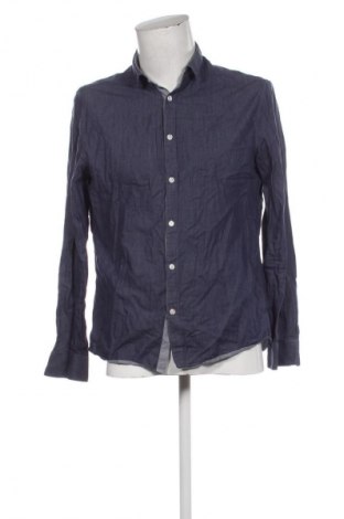 Мъжка риза H&M, Размер L, Цвят Син, Цена 14,82 €