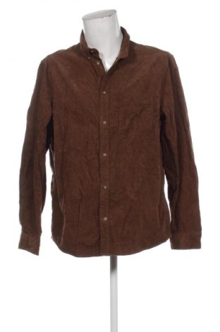 Herrenhemd H&M L.O.G.G., Größe XL, Farbe Braun, Preis 8,99 €