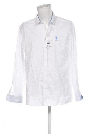 Ανδρικό πουκάμισο U.S. Polo Assn., Μέγεθος XL, Χρώμα Λευκό, Τιμή 75,99 €