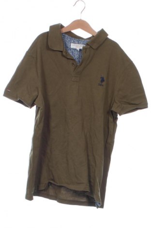 Мъжка тениска U.S. Polo Assn., Размер M, Цвят Зелен, Цена 16,36 €