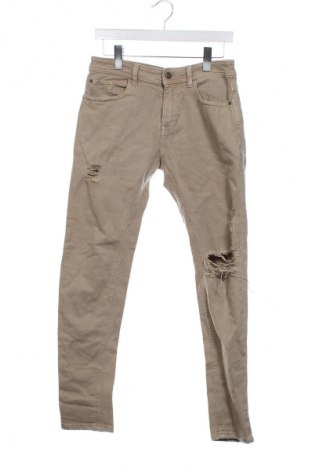 Pánské džíny  Bershka, Velikost S, Barva Béžová, Cena  249,00 Kč