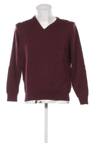Мъжки пуловер Massimo Dutti, Размер XL, Цвят Червен, Цена 31,65 €