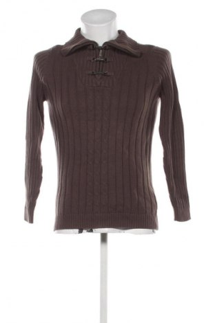 Herrenpullover Piazza Italia, Größe S, Farbe Braun, Preis € 10,99