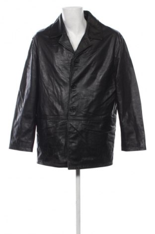 Férfi bőrdzseki Massimo Dutti, Méret XXL, Szín Fekete, Ár 21 069 Ft