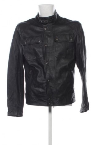 Férfi bőrdzseki Next, Méret M, Szín Fekete, Ár 63 429 Ft