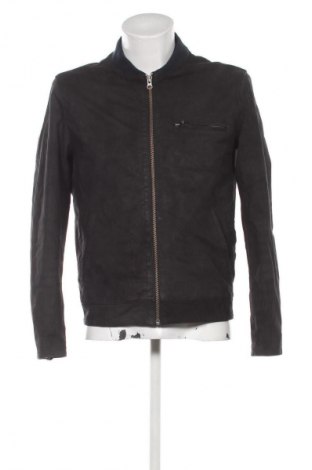 Férfi bőrdzseki Selected Homme, Méret M, Szín Kék, Ár 42 682 Ft