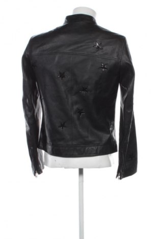 Férfi bőrdzseki Trussardi Jeans, Méret M, Szín Fekete, Ár 31 518 Ft