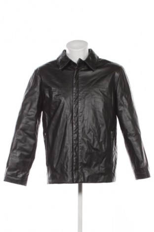 Мъжко кожено яке Unbranded, Размер M, Цвят Черен, Цена 34,76 €