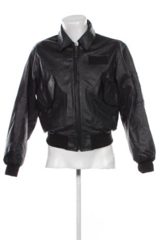 Ανδρικό δερμάτινο μπουφάν Unbranded, Μέγεθος S, Χρώμα Μαύρο, Τιμή 65,99 €