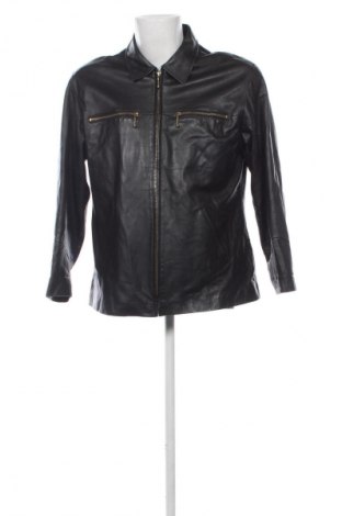 Мъжко кожено яке Unbranded, Размер M, Цвят Черен, Цена 23,51 €