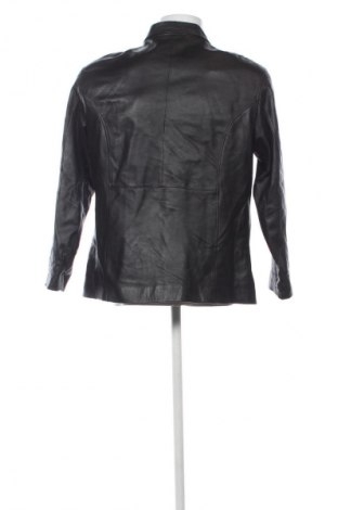 Мъжко кожено яке Unbranded, Размер M, Цвят Черен, Цена 23,51 €