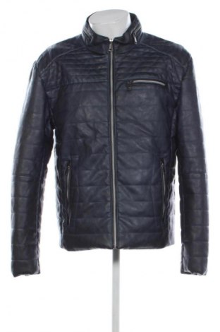 Férfi bőrdzseki Unbranded, Méret XL, Szín Kék, Ár 12 609 Ft