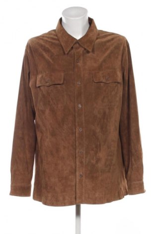 Geacă de piele pentru bărbati Unbranded, Mărime XXL, Culoare Maro, Preț 251,99 Lei