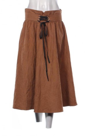Φούστα SHEIN, Μέγεθος L, Χρώμα Καφέ, Τιμή 11,70 €