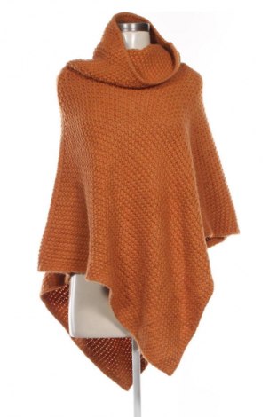 Poncho Kontatto, Größe M, Farbe Braun, Preis € 14,99